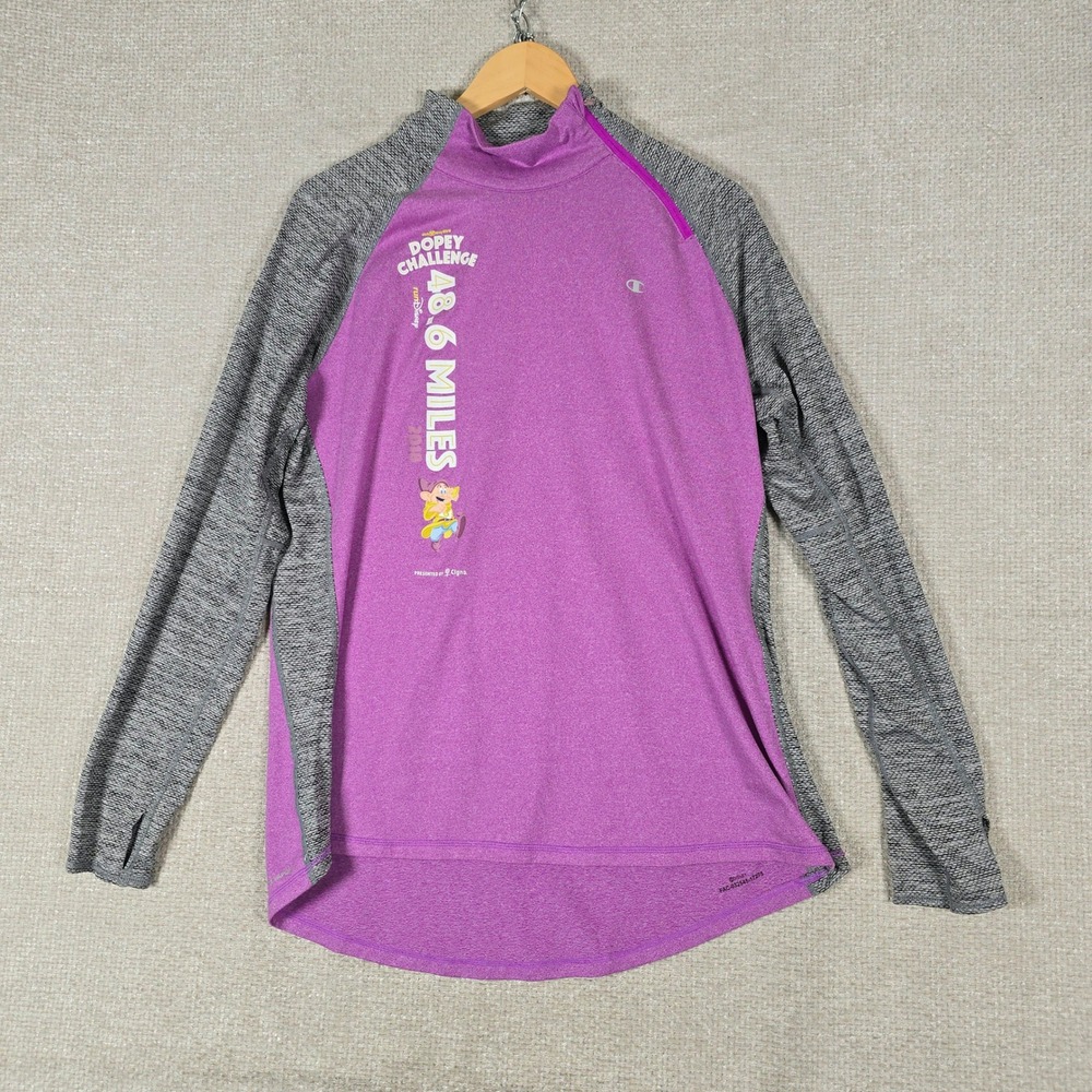 Champion runDisney 2018 Dopey Challenge 48.6 Miles Purple‎ Running Top Womens XL